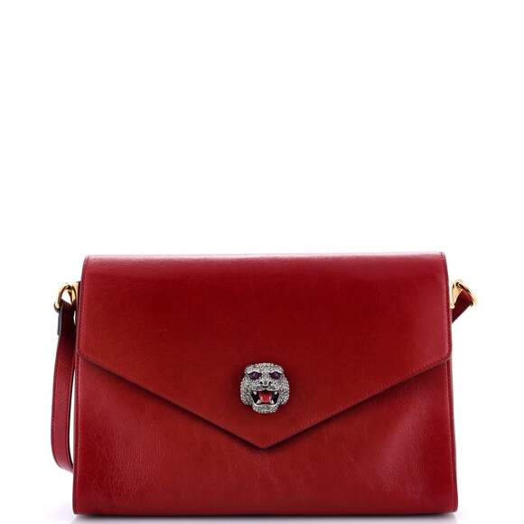 Gucci Crystal Animalier Shoulder Bag #183975G74B - Picture 1 of 7